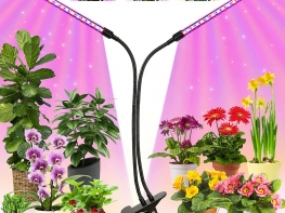 KEAWEO Lampe de Plante, Spectre Complet de Lumière Lampe Horticole Lampe de Croissance LED, 3 Modes Lumière, 10 Niveaux Dimmables et 3 Modes de Minuterie (3/9/12H) pour Plante Culture Intérieur